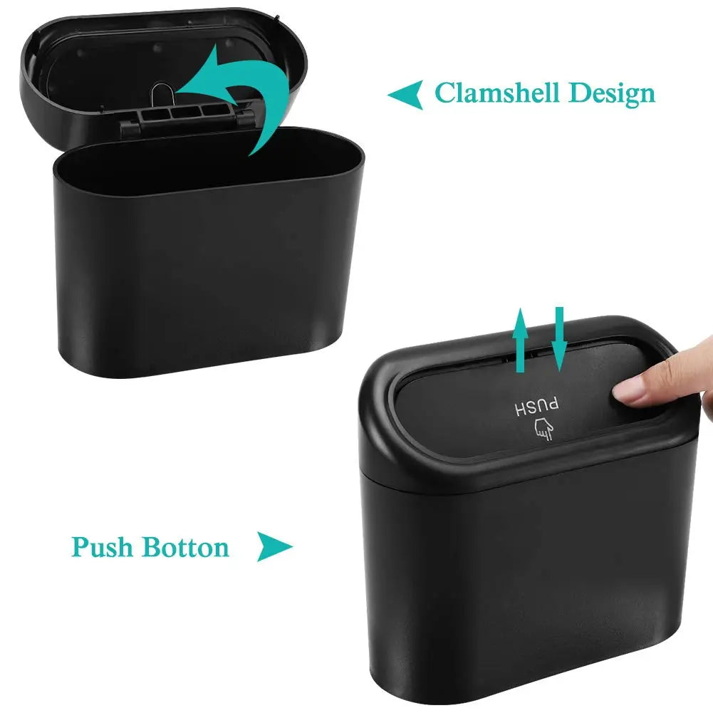 Car Trash Can with Lid