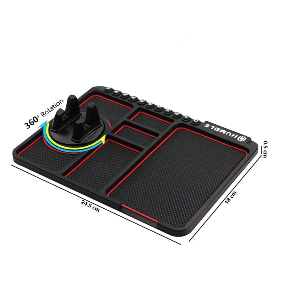 Homiigo DashHold™ Anti-Slip Mat + Phone Holder