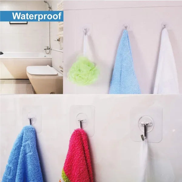 Multi Use-Adhesive Hooks Heavy Duty Wall Hooks (Pack Of 30)