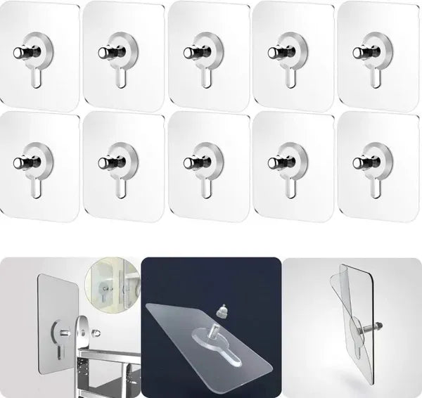 Multi Use-Adhesive Hooks Heavy Duty Wall Hooks (Pack Of 30)