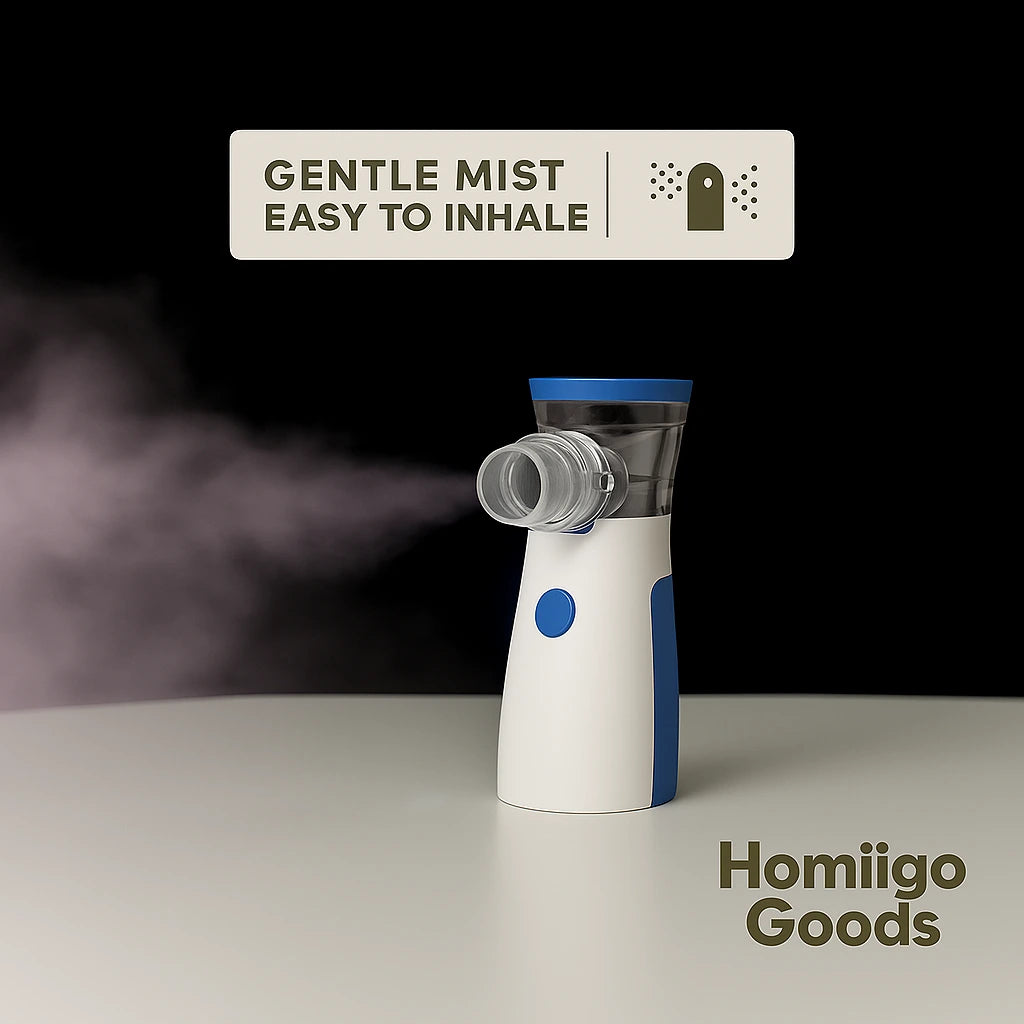 HomiigoIN® Mini Portable Mesh Nebulizer