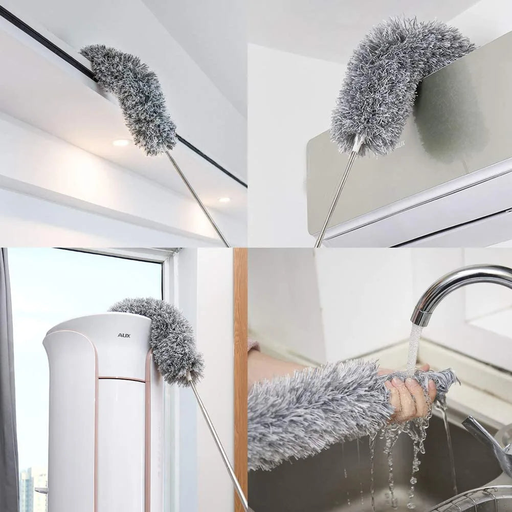 100 inch Stainless Steel Microfiber Feather Ceiling Duster