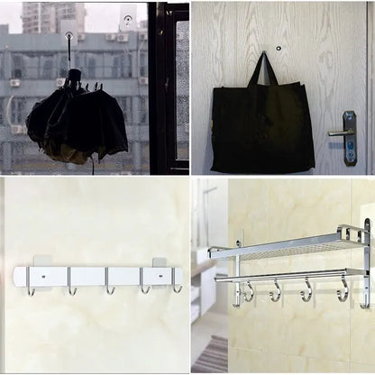 Multi Use-Adhesive Hooks Heavy Duty Wall Hooks (Pack Of 30)