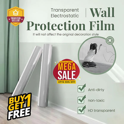 Transparent Electrostatic Wall Protection 🎁 BUY 1 GET 1 FREE!