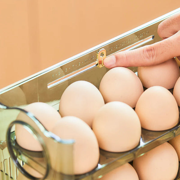 Flippable Egg Rack | Smart, Space-Saving Storage for Eggs | 30 Eggs