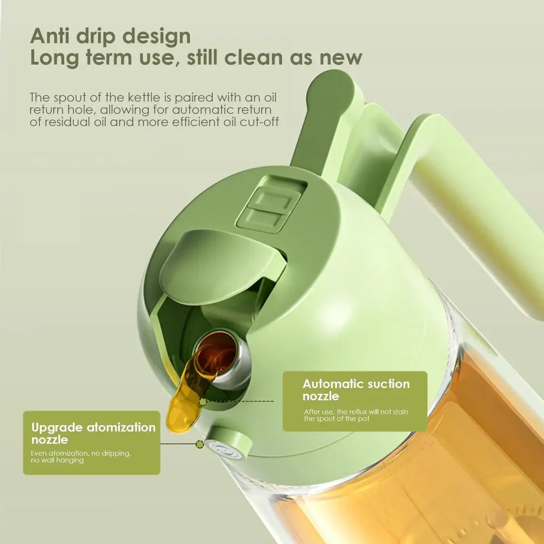 500ml Portable Sprayer Oil Dispenser