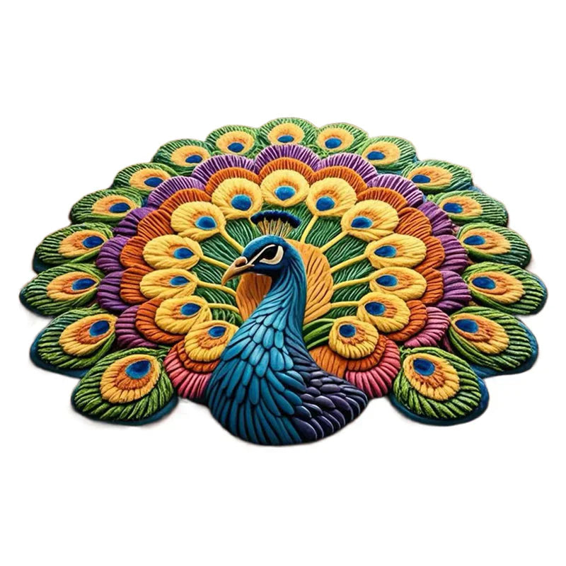 ⏳Time-Limited Special⏰Quick-Dry Non-Slip Peacock Mat
