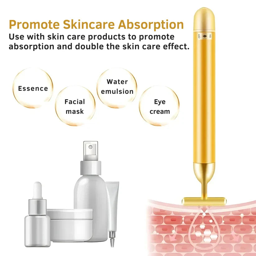 24K Gold Electric Facial Massage Roller 🌟50% OFF